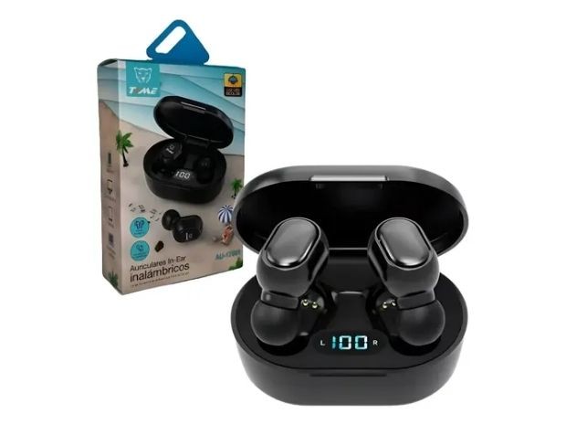 &ua AURICULAR BT BLUETOOTH V5.0 CON PANTALLA AR-17017